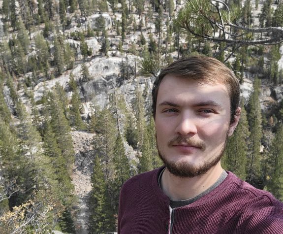 Geology major Jesse Thornton